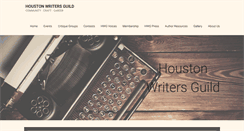 Desktop Screenshot of houstonwritersguild.org